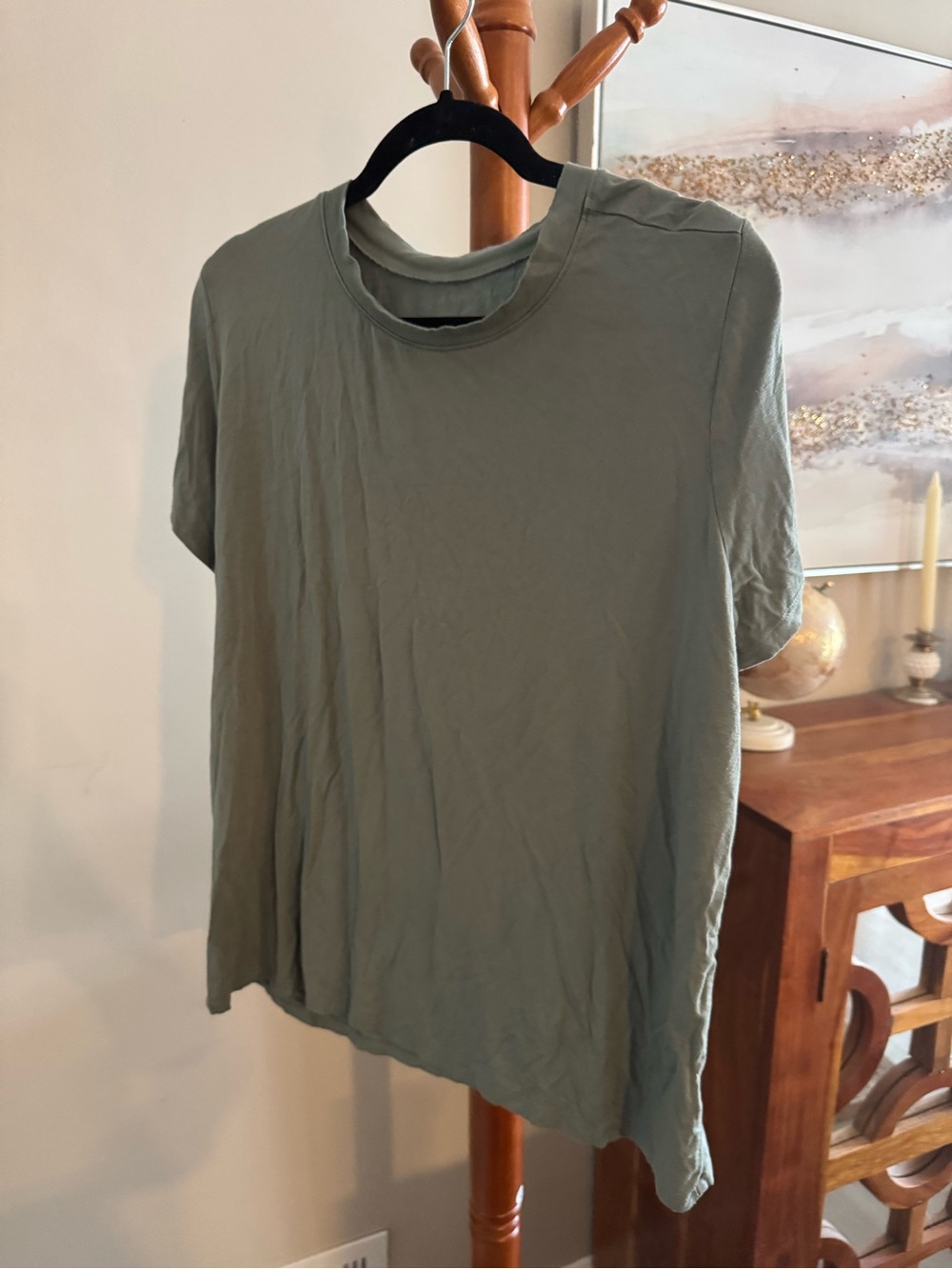 Torrid Super Soft Short Sleeve TShirt Tee Teal Aqua Size 1 Slinky material